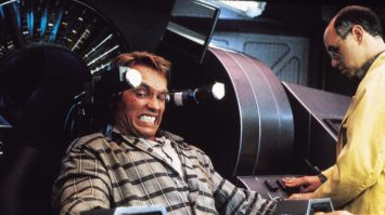 Arnold Schwarzenegger in Paul Verhoeven's TOTAL RECALL (1990). Courtesy Rialto Pictures. Playing 8/10-8/16