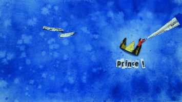 Illustration de couverture pour le livre-cd « Prince ! » / écriture et composition Sophie Bœuf / éditions des Braques - sortie mars 2017